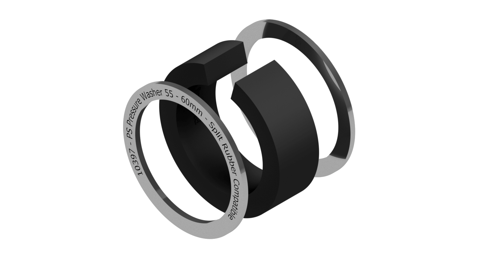 Split Rubber Compression Ring